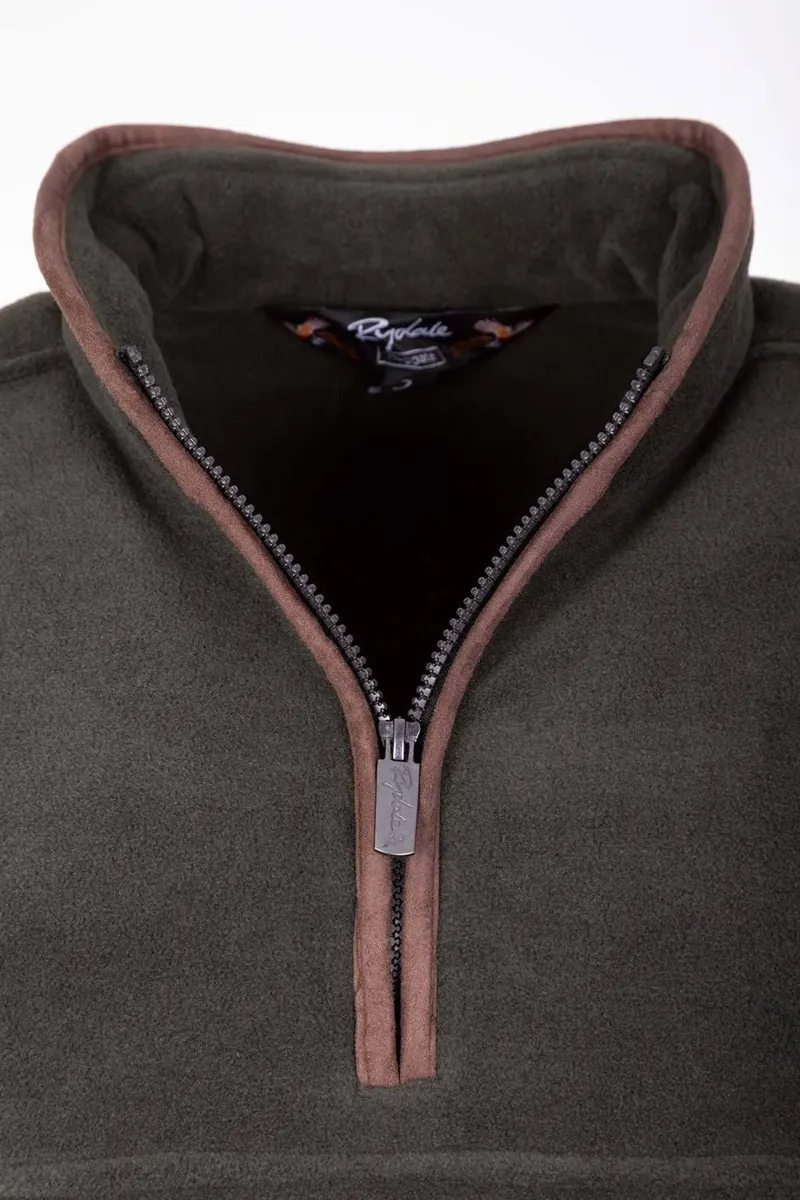 Rydale Huggate Men's Overhead Fleece - Khaki-6