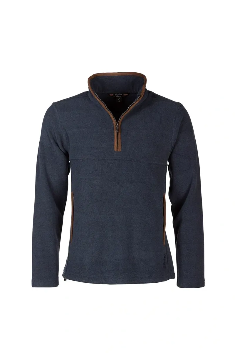 Rydale Huggate Men's Overhead Fleece - Marl Navy