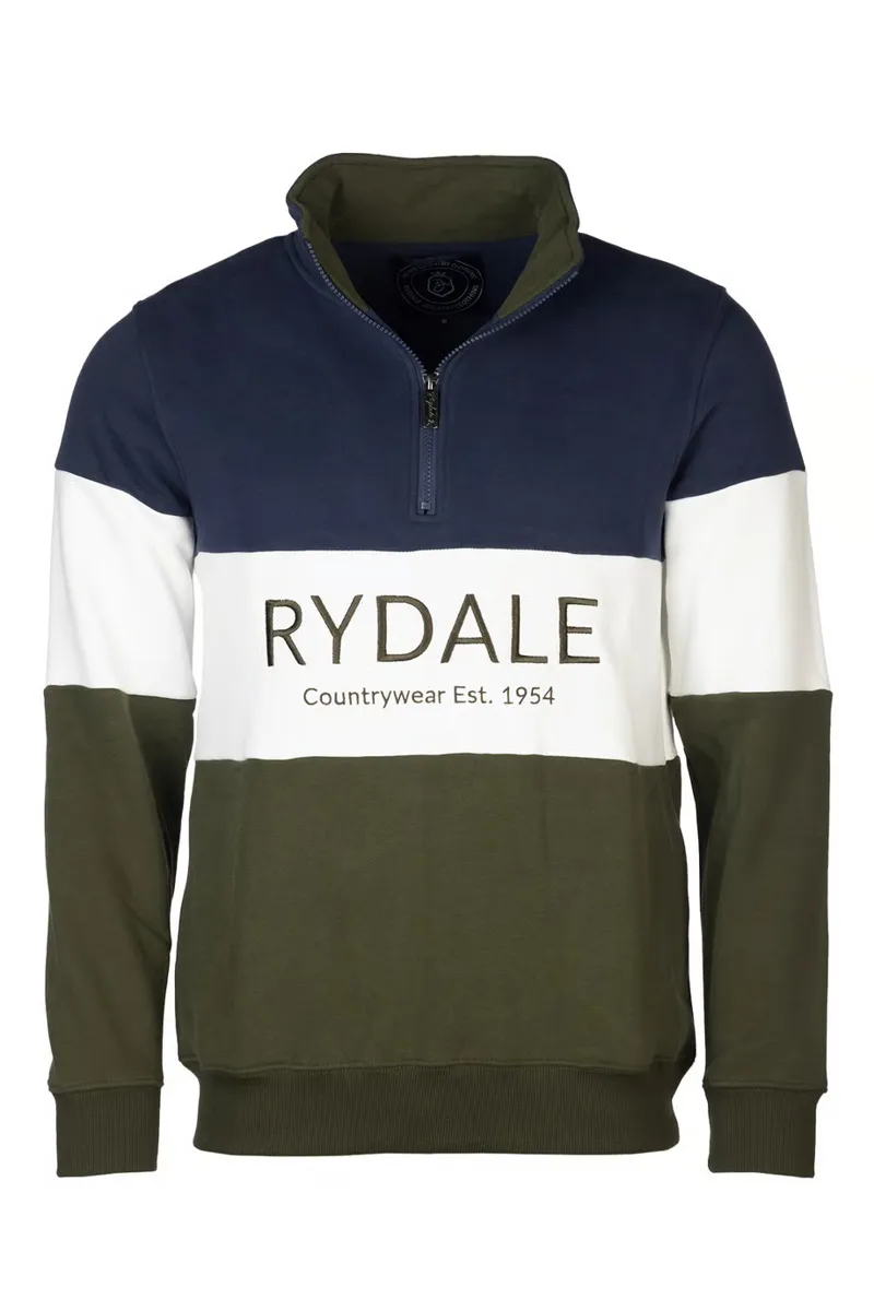 Rydale Byland Men's Sweatshirt - Navy/White/Olive