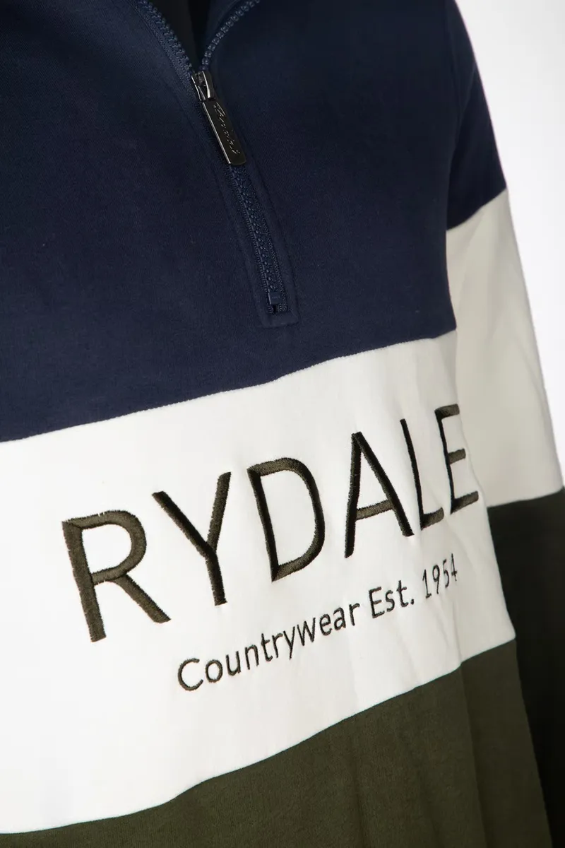 Rydale Byland Men's Sweatshirt - Navy/White/Olive-5