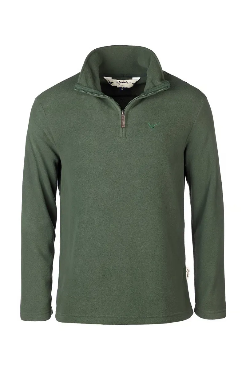 Rydale Men's Kelk Overhead Fleece - Dark Green