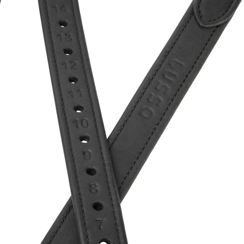 Shires Velociti Lusso Wrapped Stirrup Leathers - Black-5