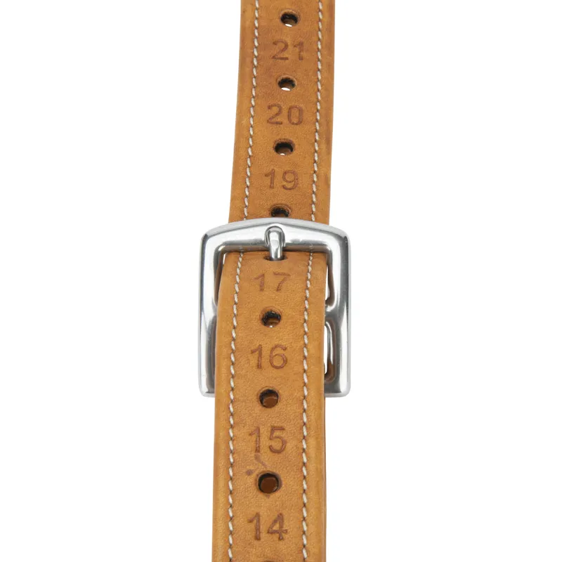 Shires Velociti Lusso Wrapped Stirrup Leathers - Tan-4