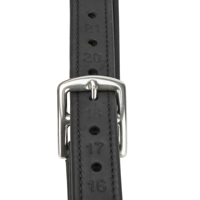 Shires Velociti Lusso Wrapped Stirrup Leathers - Black-4