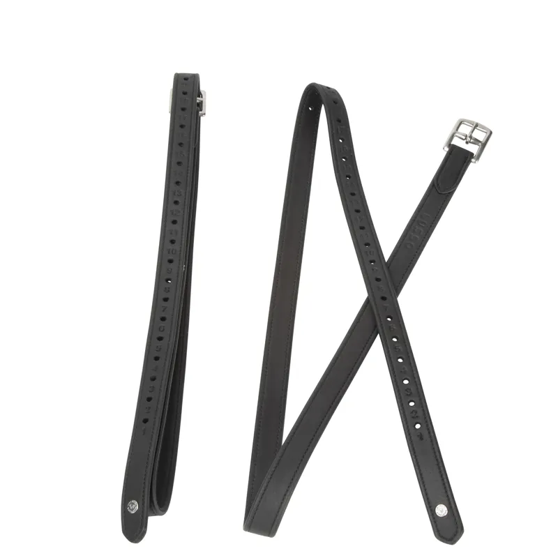 Shires Velociti Lusso Wrapped Stirrup Leathers - Black