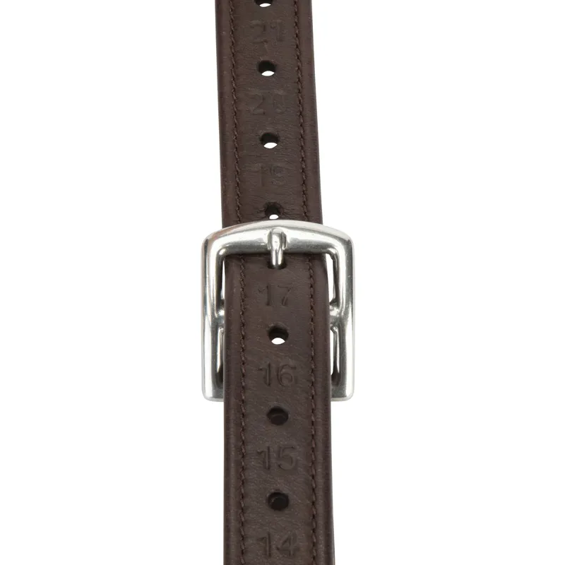 Shires Velociti Lusso Wrapped Stirrup Leathers - Havana-4