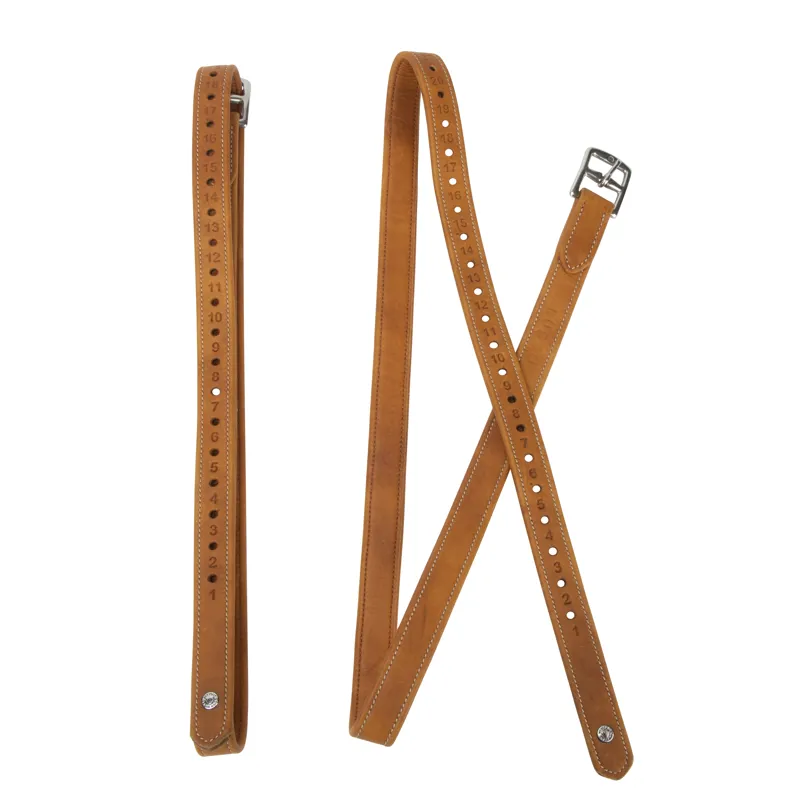 Shires Velociti Lusso Wrapped Stirrup Leathers - Tan