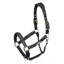 Shires Velociti Lusso Padded Leather Headcollar - Black