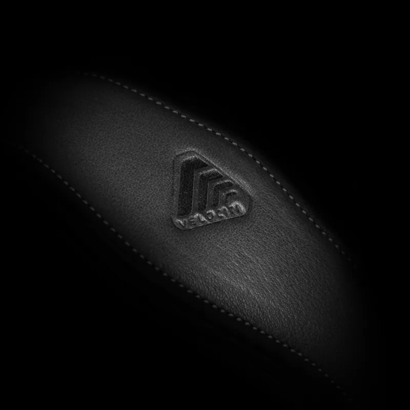 Shires Velociti Lusso Padded Leather Headcollar - Black-2