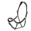 Shires Velociti Rapida Curved Leather Headcollar - Black