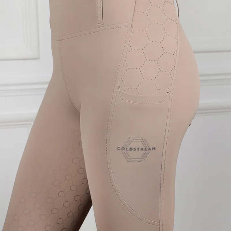 Coldstream Next Generation Oxnam Competition Riding Tights - Taupe-4