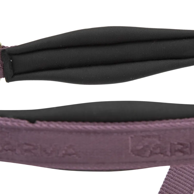Shires ARMA Padded Headcollar - Black Cherry-5