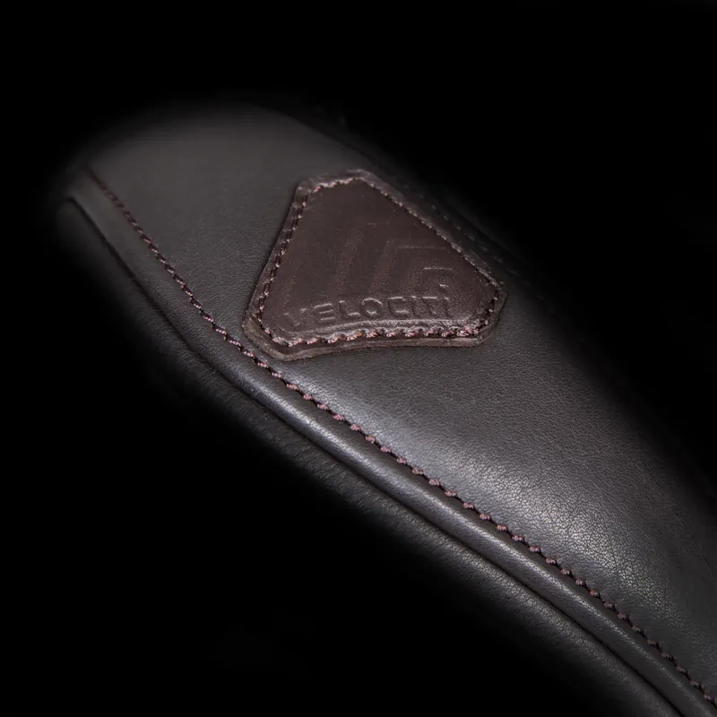 Shires Velociti RAPIDA Comfort Leather Headcollar - Havana - Pony - Unboxed-2