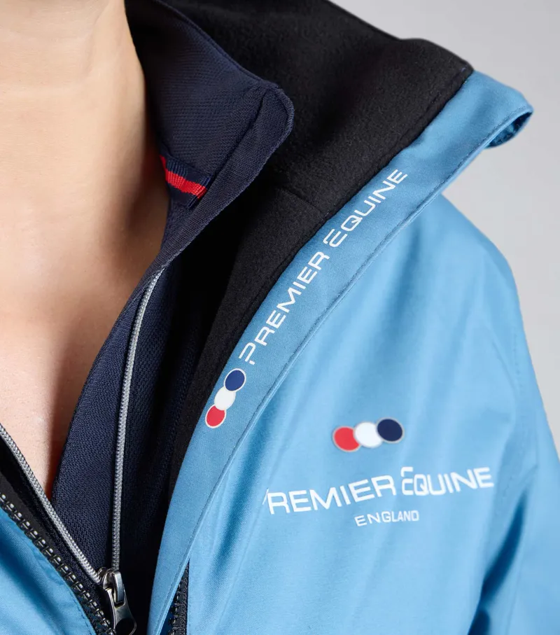 Premier Equine Women's Omnia Waterproof Riding Jacket - Azure Blue-3