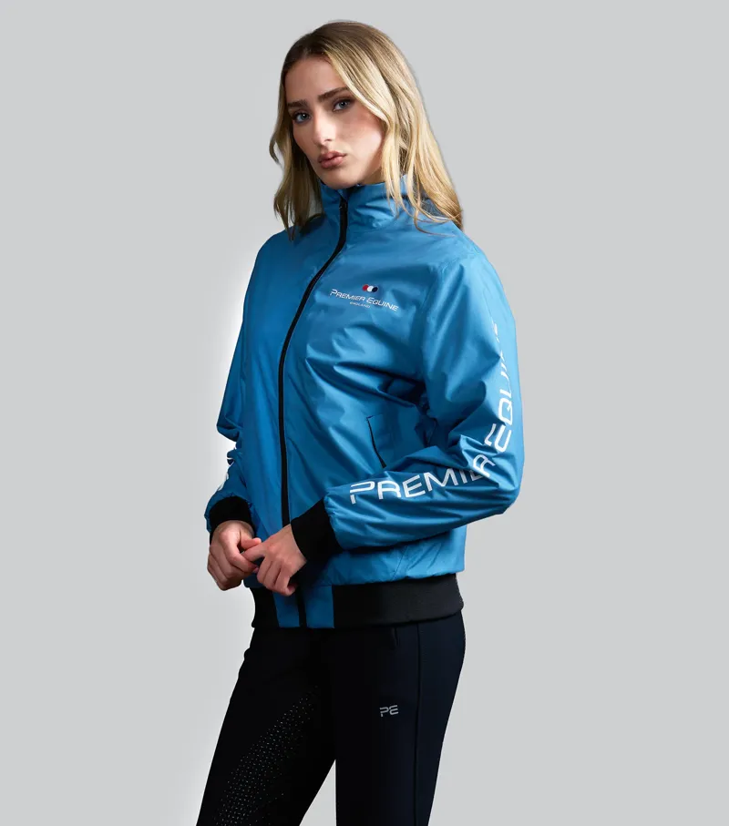Premier Equine Women's Omnia Waterproof Riding Jacket - Azure Blue-1