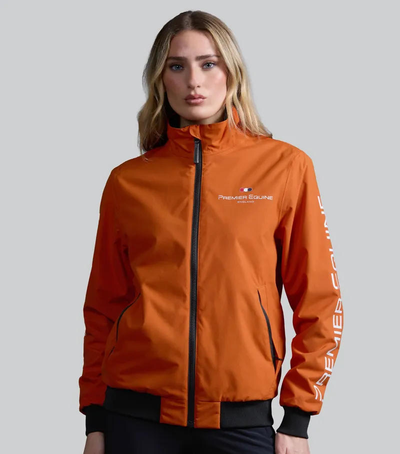 Premier Equine Women's Omnia Waterproof Riding Jacket - Burnt Orange