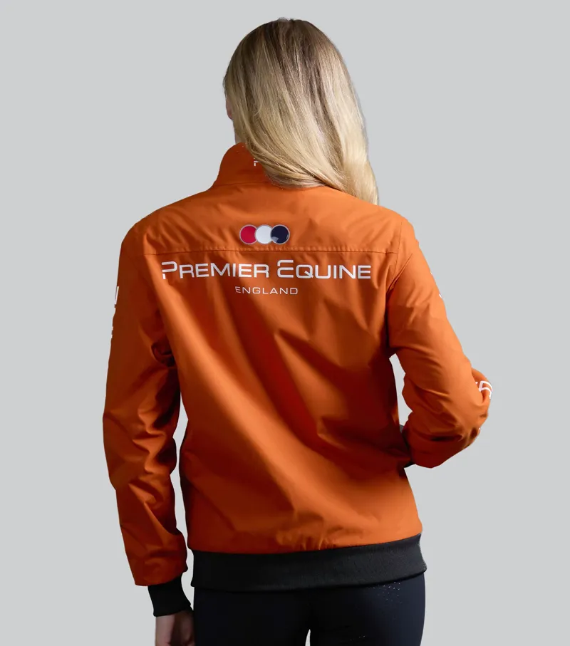 Premier Equine Women's Omnia Waterproof Riding Jacket - Burnt Orange-2