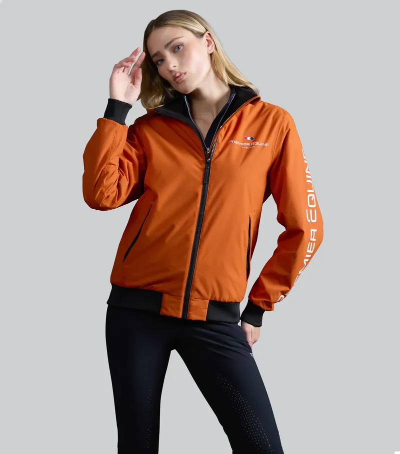 Premier Equine Women's Omnia Waterproof Riding Jacket - Burnt Orange-1
