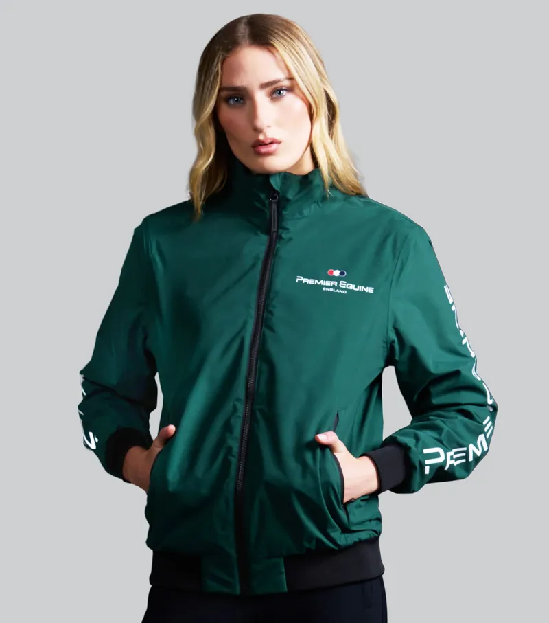 Premier Equine Women's Omnia Waterproof Riding Jacket - Green
