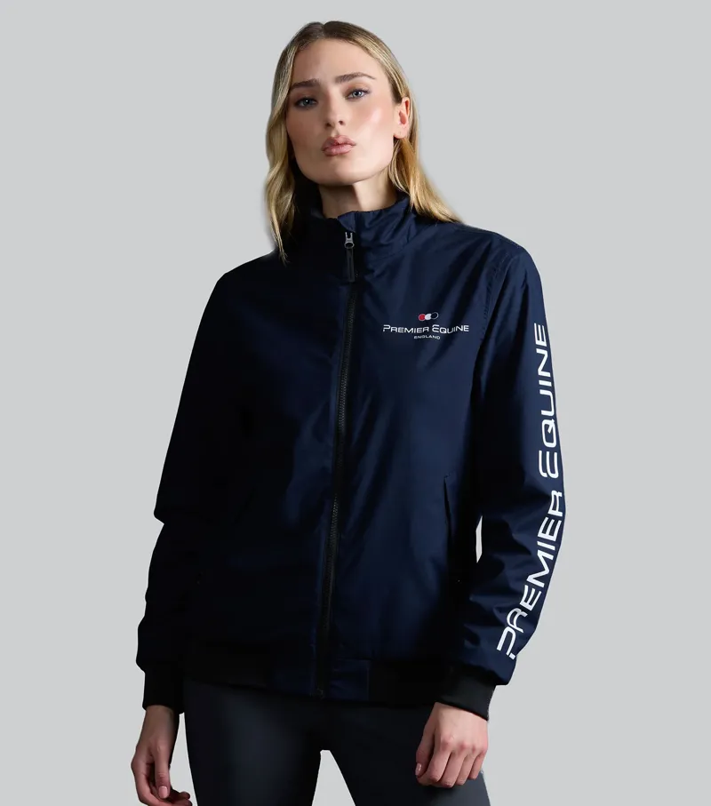 Premier Equine Women's Omnia Waterproof Riding Jacket - Navy