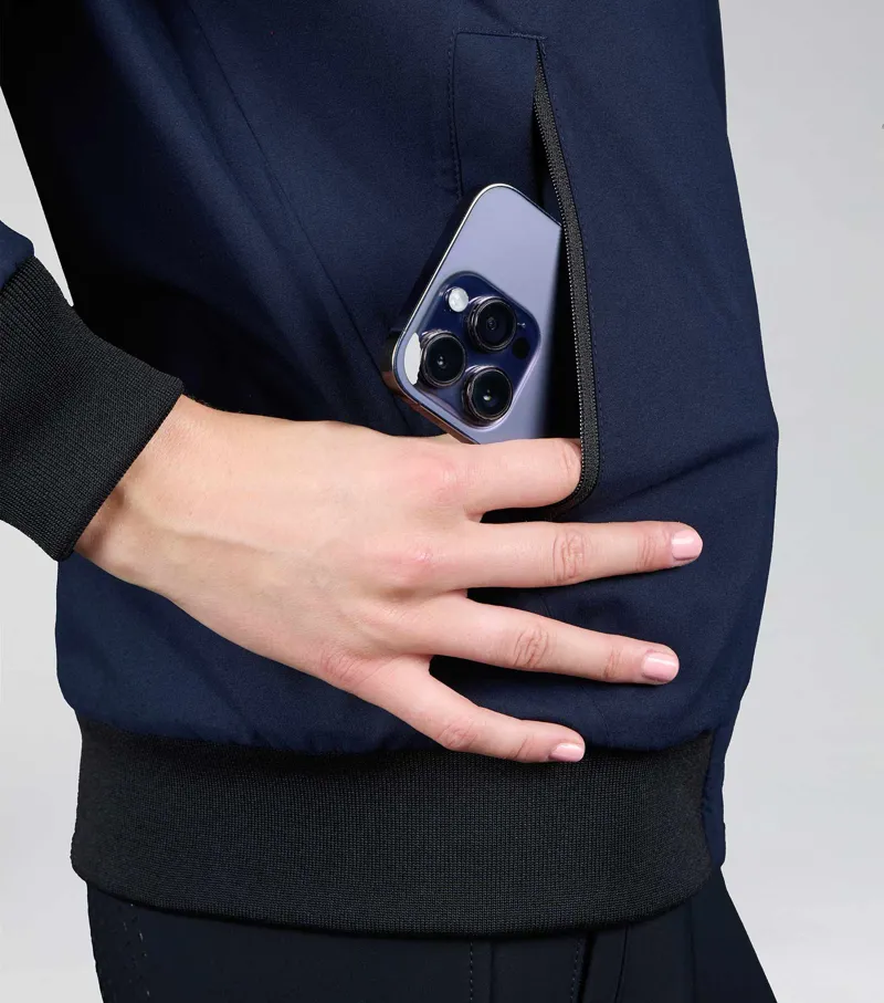 Premier Equine Women's Omnia Waterproof Riding Jacket - Navy-5