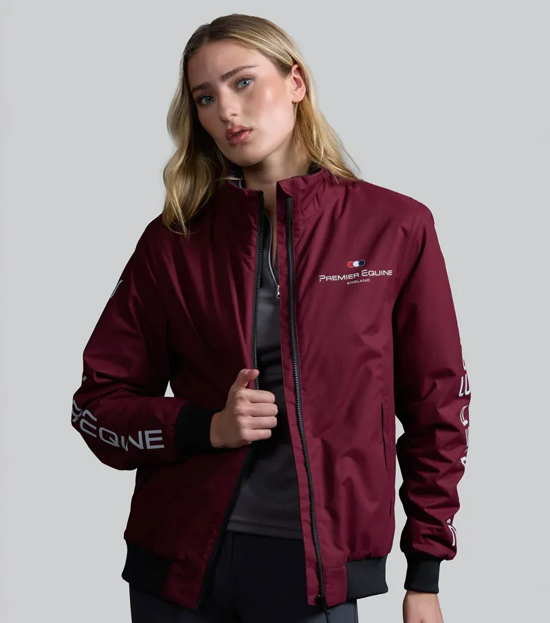 Premier Equine Women's Omnia Waterproof Riding Jacket - Wine