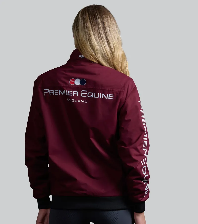 Premier Equine Women's Omnia Waterproof Riding Jacket - Wine-2
