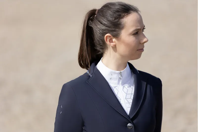 Coldstream Ledmore Diamante Show Jacket - Navy-4