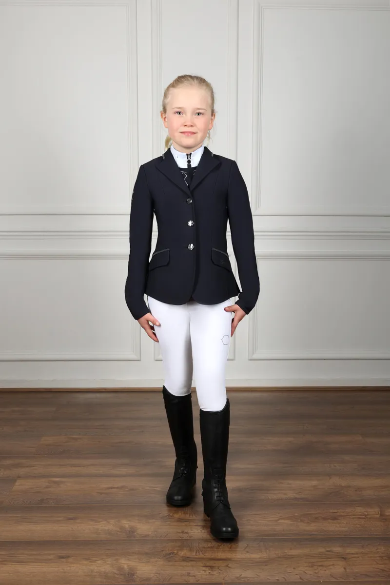 Coldstream Child's Next Generation Ledmore Diamante Show Jacket - Black-2