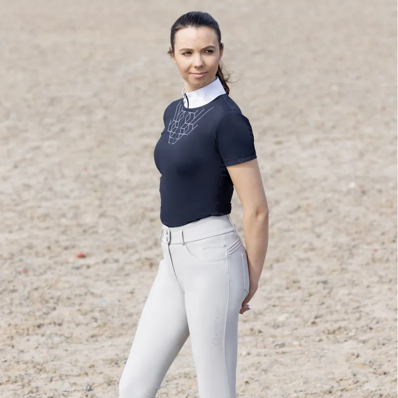 Coldstream Ledmore Diamante Breeches - Pearl Grey-3