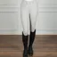 Coldstream Ledmore Diamante Breeches - Pearl Grey
