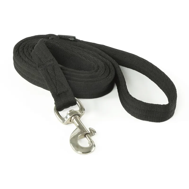 Shires Cushion Web Lead Rein - Black