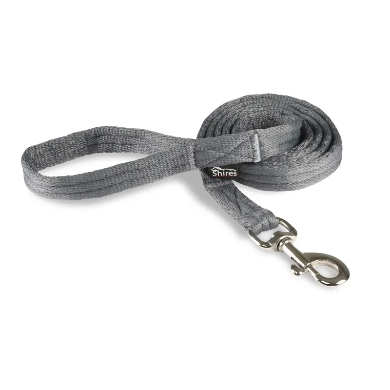 Shires Cushion Web Lead Rein - Grey