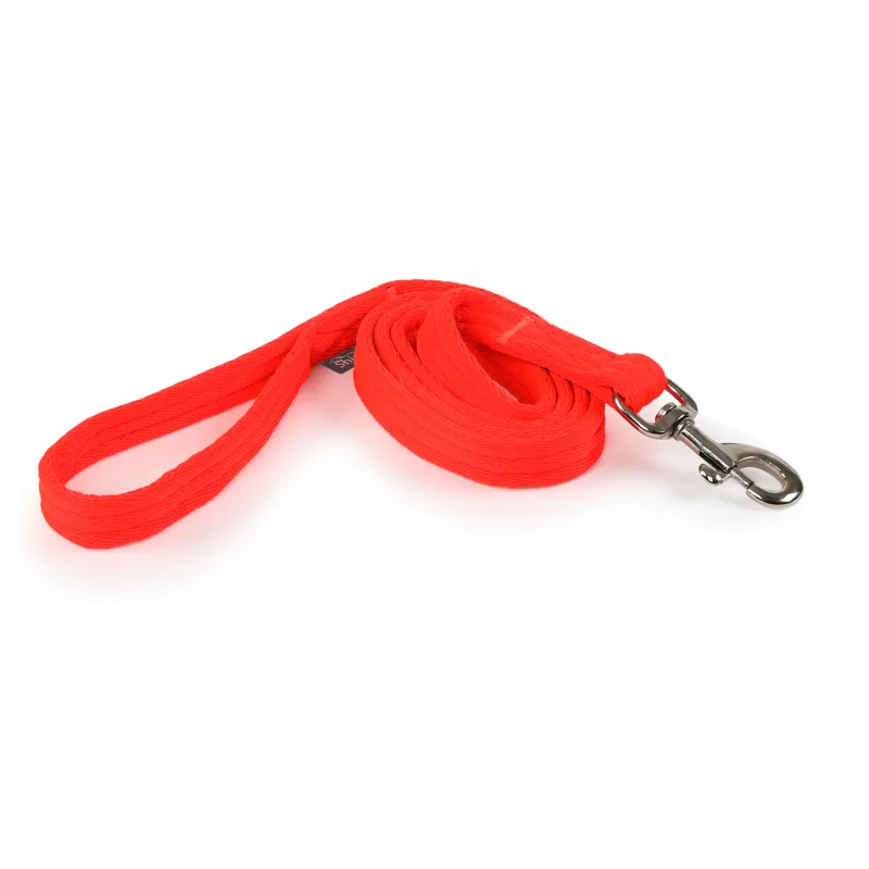 Shires Cushion Web Lead Rein - Orange