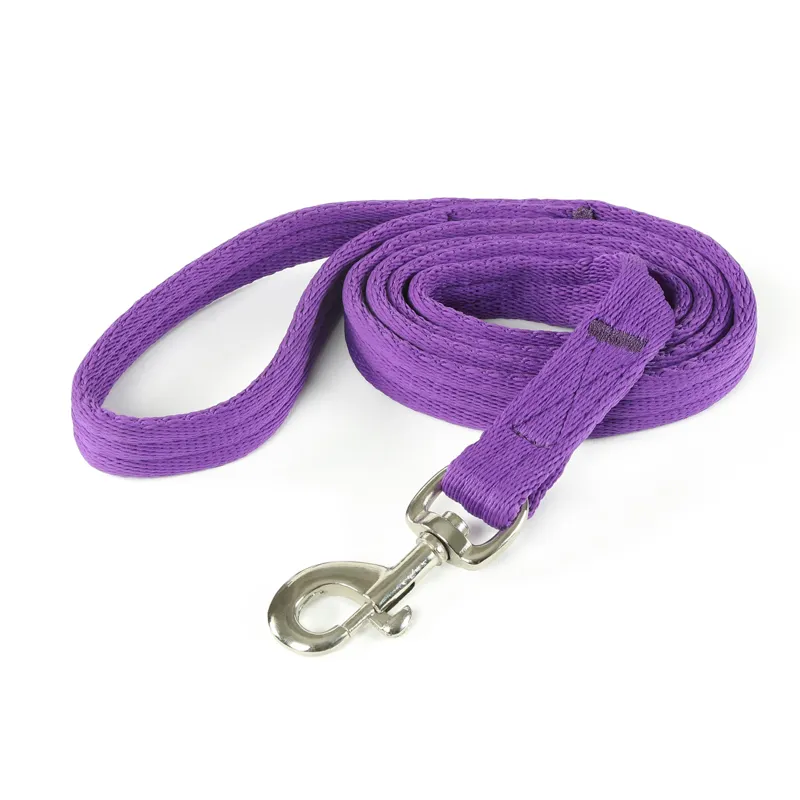 Shires Cushion Web Lead Rein - Purple