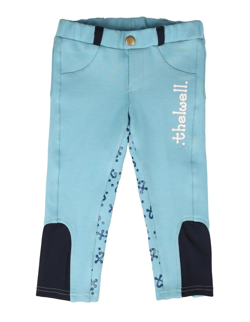 Hy Equestrian Thelwell Mini Tots Jodhpurs - Baby Blue