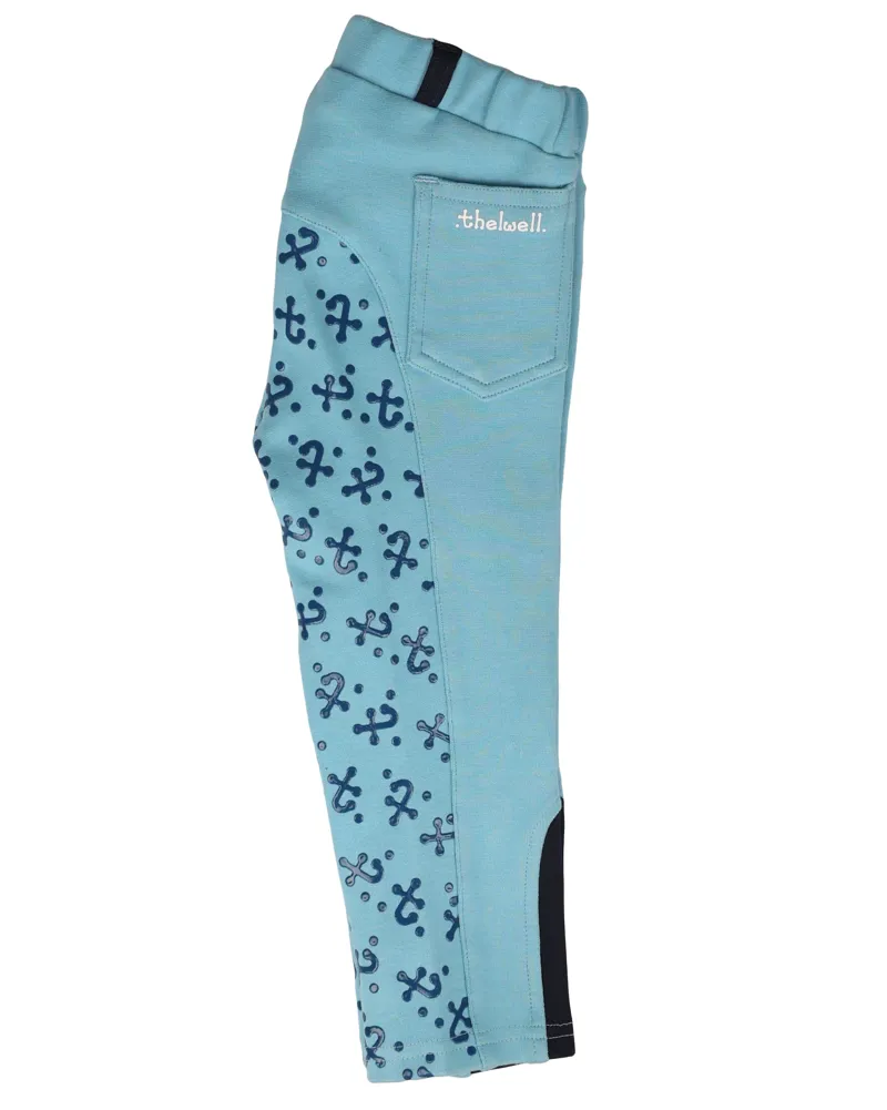 Hy Equestrian Thelwell Mini Tots Jodhpurs - Baby Blue-1