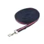 Shires Cushion Web Lunge Line - Navy/Pink
