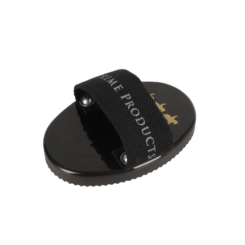 Supreme Products Pampered Pony Children's Curry Comb - Black/Gold