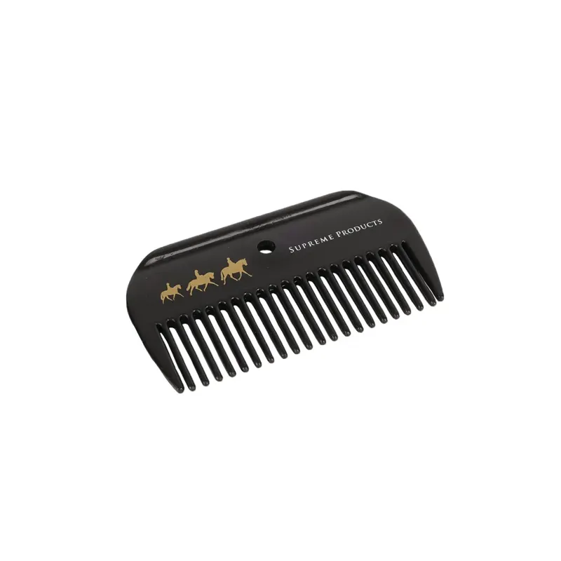 Supreme Products Pampered Pony Children's Mane Comb - Black/Gold