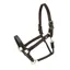 Shires Velociti Lusso Girona Leather Headcollar - Havana