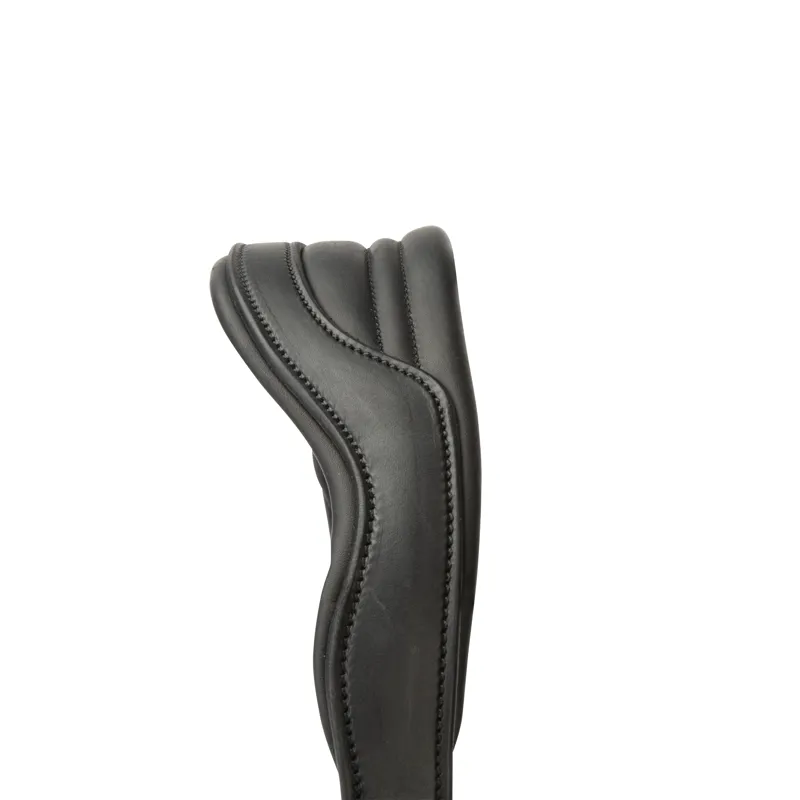 Shires Velociti Lusso Soria Leather Headcollar - Black-9