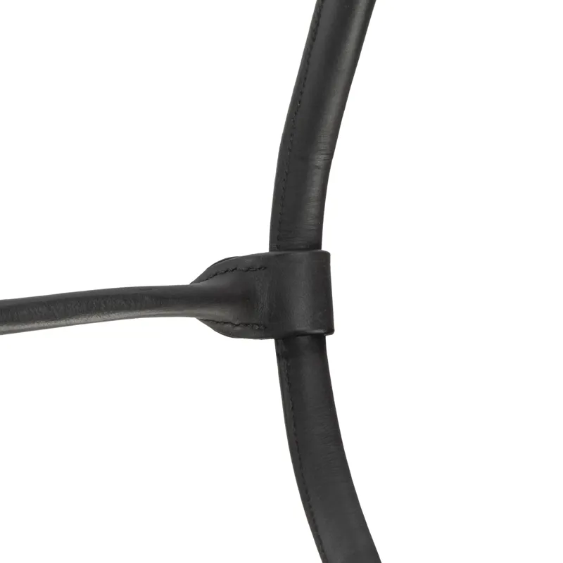 Shires Velociti Lusso Soria Leather Headcollar - Black-10