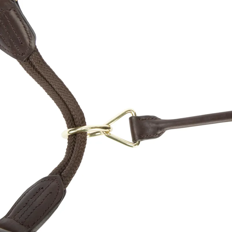 Shires Velociti Lusso Soria Leather Headcollar - Havana-9