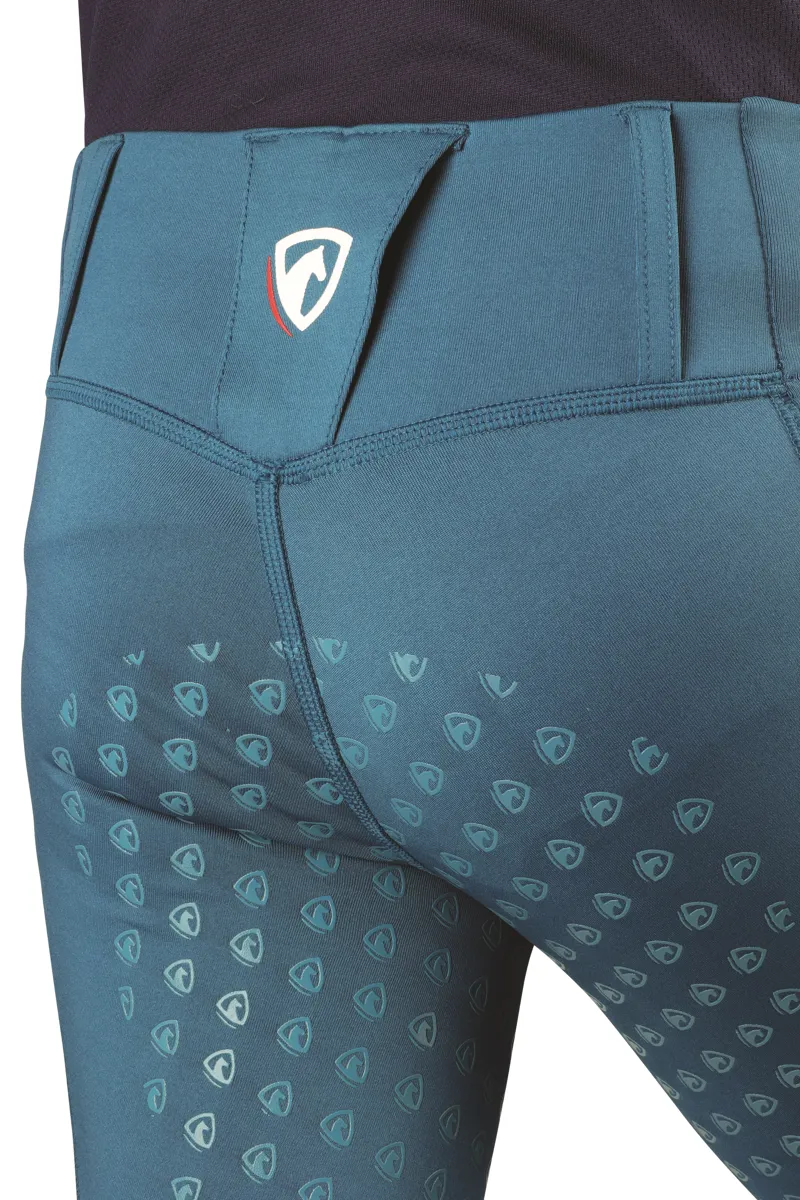 HYCONIC Children's Soria Riding Tights - Teal-3