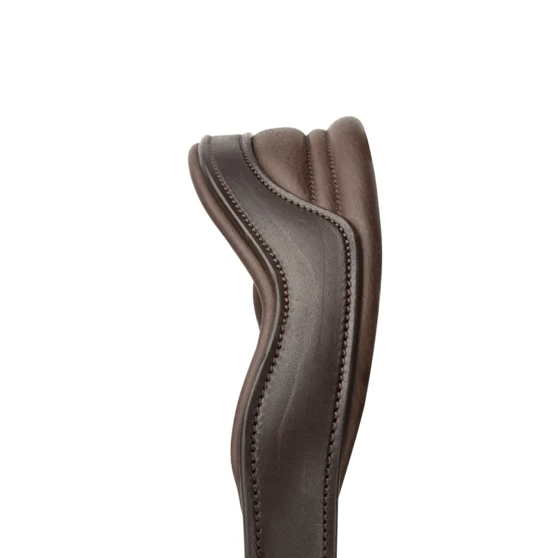 Shires Velociti Lusso Soria Leather Headcollar - Havana-6