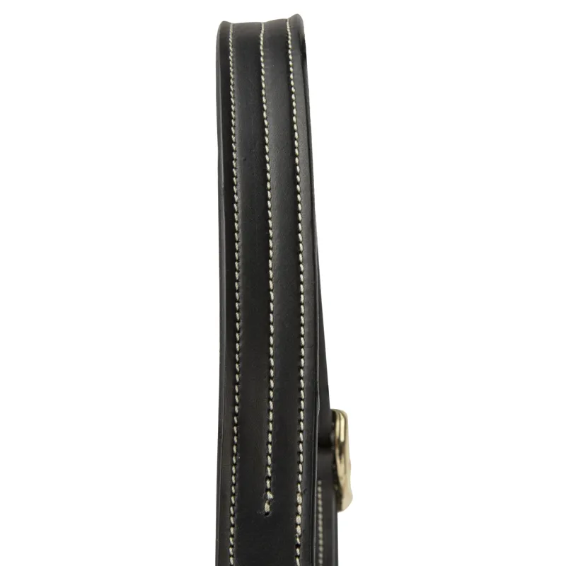 Shires Velociti Lusso Girona Leather Headcollar - Black-6