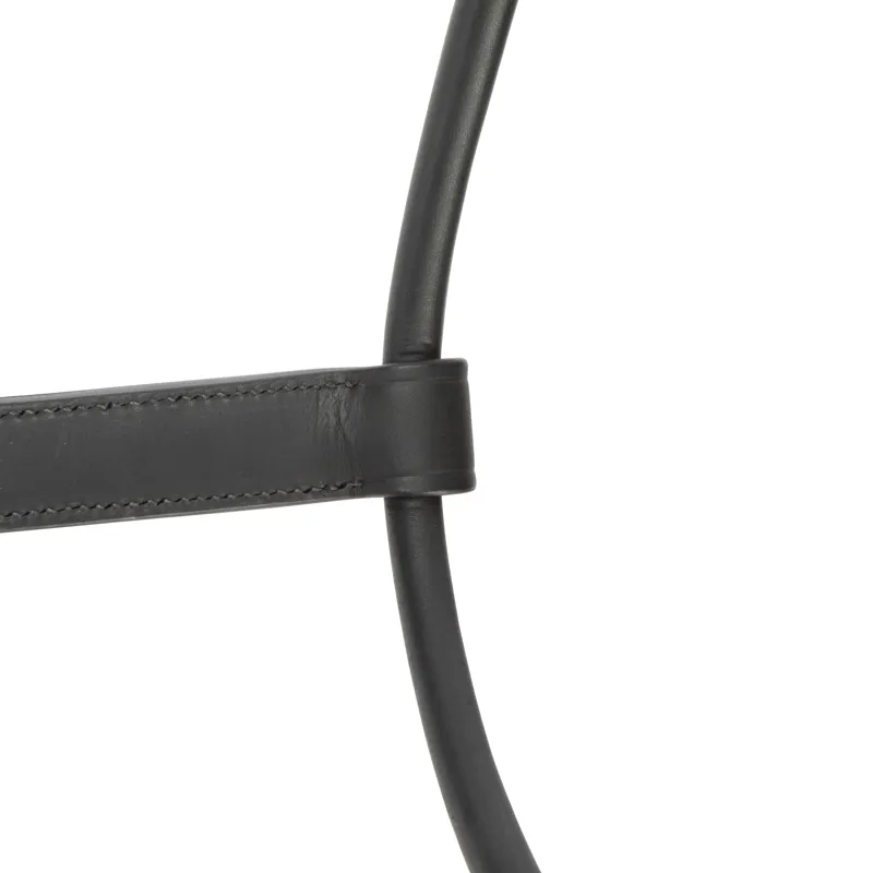 Shires Velociti Lusso Lorca Leather Headcollar - Black-5
