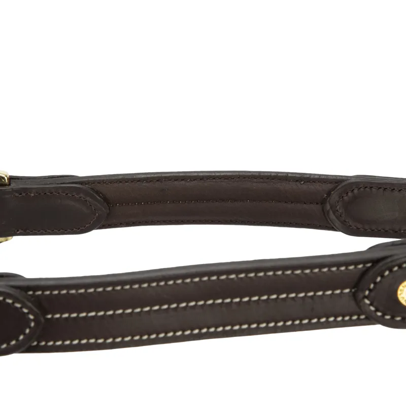 Shires Velociti Lusso Girona Leather Headcollar - Havana-7