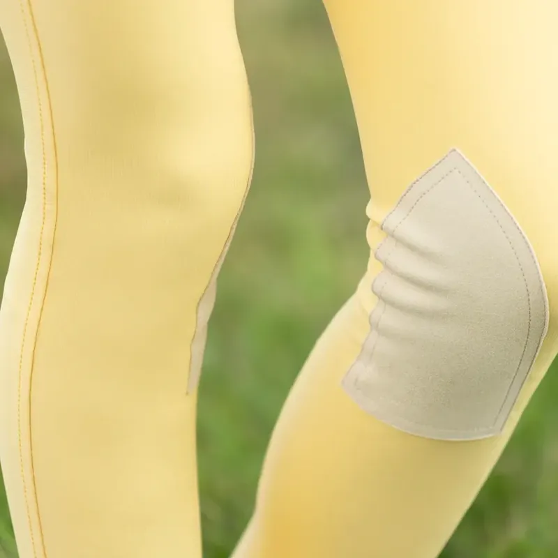 Supreme Products Champion Junior Show Rider Jodhpurs - Canary Yellow-2